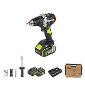 웍스 충전드릴 드라이버 WU193.1 20V 5Ah 배터리 2pcs