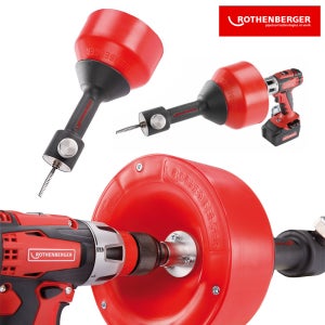 ROTHENBERGER 스프링청소기 ROSMATIC (자동형-전동드릴용) 배관 하수구청소