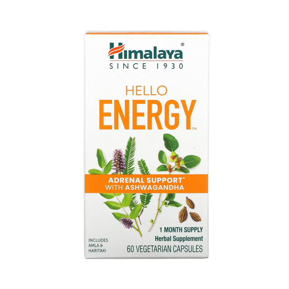히말라야 <b>헬로우에너지</b> 아슈와간다 감초 암라 60베지캡슐