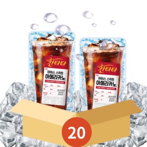 칸타타 아이스 스위트 아메리카노 230ml x 20팩 한박스 파우치