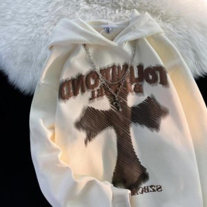 커플 빈티지 힙합 체인 목걸이 레이어드 스트릿패션 후드티