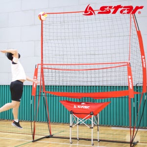 (스타대구달성점) 스타스포츠 배구 토스 및 서브 스파이크 연습 네트 세트 배구 훈련 용품