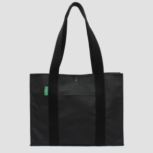 투오 업사이클링 데일리 에코 숄더 테리 백 블랙 TERRY 04 BLACK