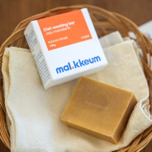 말끔워싱바 제주감귤 감귤껍질 업사이클링 설거지비누 설거지바 천연주방세제 3개입, 1개