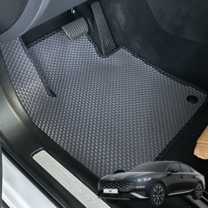 K8 매트 체인 카매트 자동차 발매트 발판 그레이 1열 운전석+조수석 엣지없음