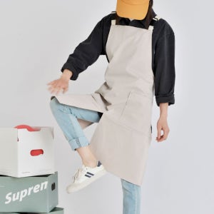 아워리빙 무빙 앞치마 카페 바리스타 캔버스 앞치마