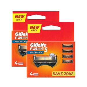 질레트 퓨전 프로글라이드 매뉴얼 면도날 8개