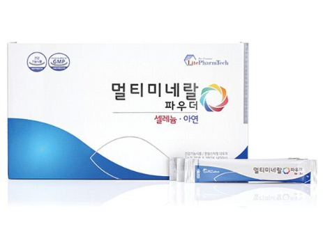 <b>라이트팜텍</b> 멀티미네랄파우더 90포 10가지 미네랄 듬뿍