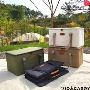 비다캐리 50리터 폴더블백 / 접이식 하드케이스 캠핑가방 다용도 수납가방 국내생산