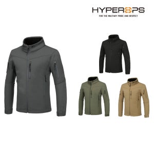 하이퍼옵스 파노 소프트쉘 자켓 플레인 노벨크로 기능성 전술 등산 잠바