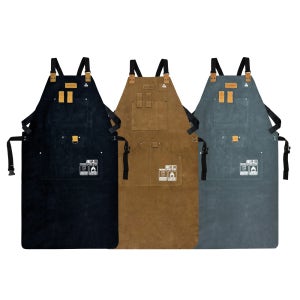 카멜로 소 가죽 작업 앞치마 공방 용접앞치마 작업용