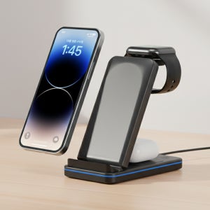 픽스 3in1 휴대폰 워치 에어팟 버즈 무선 멀티 충전기 애플 삼성