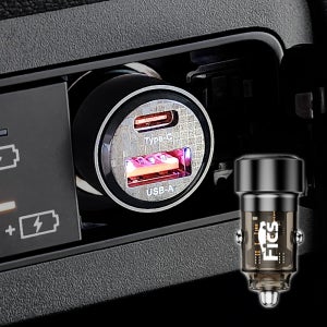 픽스 초고속 2.0 충전기 시거잭 멀티소켓 75W A/C타입 PD3.0/QC3.0 C12C