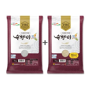25년햅쌀 수향미 5kg / 수향현미 5kg 세트 화성 골든퀸3호