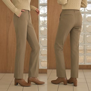 도밍고블루 기모 링클프리 에센셜 히든밴딩 일자슬랙스 (국내제작 드뮤어룩 찰랑 슬림일자핏)