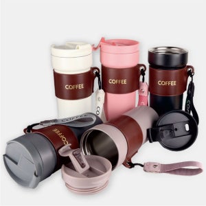 보온력 최강 원데이 보온보냉 커피 텀블러 450ml 각인무료