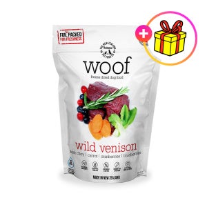 워프 동결건조 사료 야생 사슴, 1kg, 1개