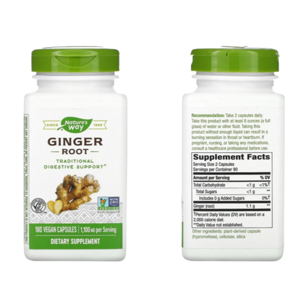 <b>네이쳐스웨이</b> 생강캡슐 진저 루트 1100mg 180캡슐