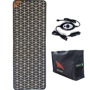 유캠프 스마트 탄소 온열 매트 (1인용) 진그레이 카본 DC 12V 전기매트