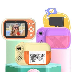 핑크아미 인생카메라 어린이 키즈프린트 디지털카메라