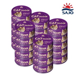 캣티거 케어 고양이 습식캔 헤어볼케어, 90g, 24개