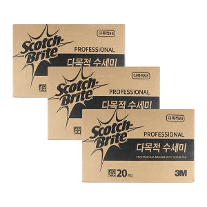 수세미 3M 다목적수세미 (다목적96) 대 20P 3개 60P