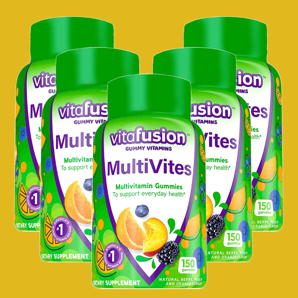 <b>Vitafusion</b> 멀티 종합 비타민 미네랄 150구미 5개