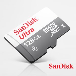 샌디스크 마이크로 SD카드 128gb 오즈모액션 블랙박스 빌트인캠 메모리칩