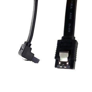[특가] (AiOLOS) SATA3 6Gb/s ㄱ자형 Lock 케이블 49.5Cm