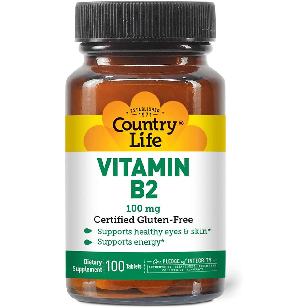 Country Life <b>컨트리 라이프 비타민 B2</b> 100mg 100정