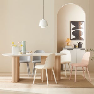 템바보드 포세린 통 세라믹 2인용 4인용 식탁 1400 테이블