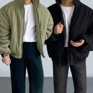 오버핏항공점퍼 남자웰론패딩 남자가을점퍼