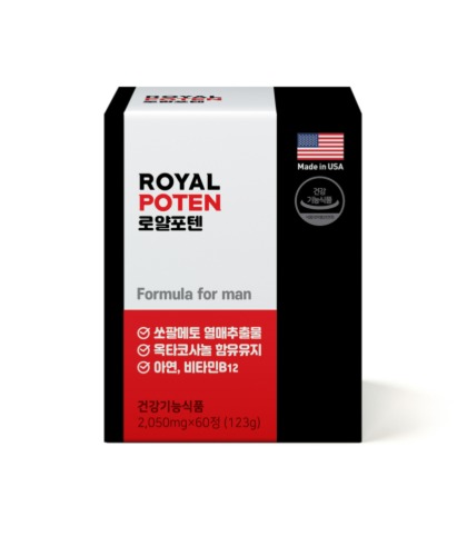 <b>전립선</b> 건강 지킴이 <b>닥터닥터스</b> 로얄 포텐 (2,050mg x 60정) 2개월분