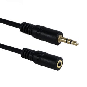 AUX 연장 케이블 오디오 스피커 3.5 스테레오 연장선 5m, 1개