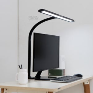 책상 고정하는 학생 공부 학습 사무용 독서등 조명 파파 LED 와이드스탠드 PA-800S