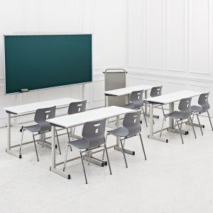 한성교구 멀티와이드클래식(700X500 중고등 학원 학생 학교 공부방 책걸상 셋트)
