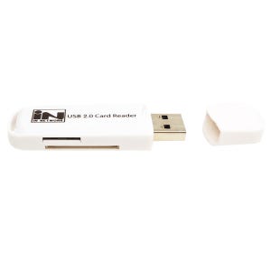 USB2.0 블랙박스 마이크로SD 카드리더기 화이트 IN-UACARDS
