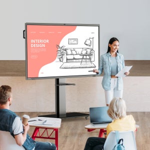 [호리온] 전자칠판 65M3A 안드로이드용 학원 회의실 미러링