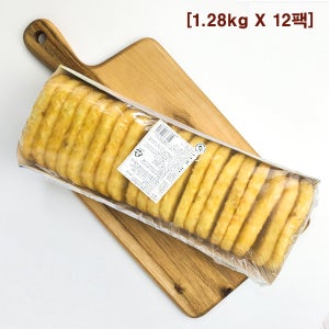 1박스[1.28kgX12팩] 아그리스토 해시브라운 감자튀김 해쉬브라운 감자패티