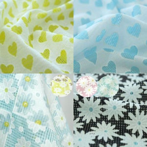 코튼 번아웃 면원단 패치 플라워 7종