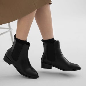 메이슨 첼시 여성 앵클부츠 레더 앵글 첼시부츠