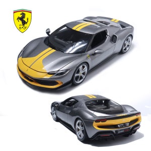 브라고 1:18 페라리 296 GTB 아세토 피오라노 그레이 자동차다이캐스트