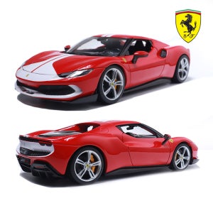 브라고 1:18 페라리 296 GTB 아세토 피오라노 레드 자동차다이캐스트