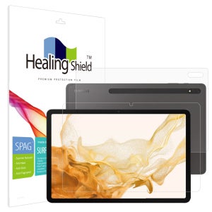 [세트]갤럭시탭시리즈 슈페리어 저반사 액정 무광후면(각1매) 갤럭시 탭 S8+, 1매입