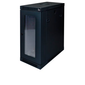 인네트워크 IN-VH280B 버티컬 세로형 미니 허브랙 W280XD450XH600 블랙 4U