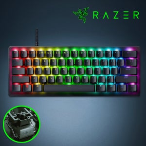 [국내정발] 레이저 헌츠맨 V3 PRO 미니 래피드트리거 블랙 영문, 자석축