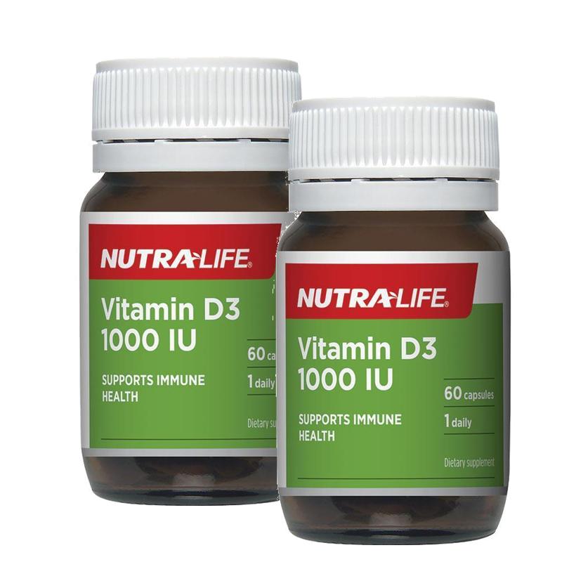 뉴트라라이프 <b>비타민D3</b> 1000IU 60정 2개 NutraLife <b>Vitamin D3</b>