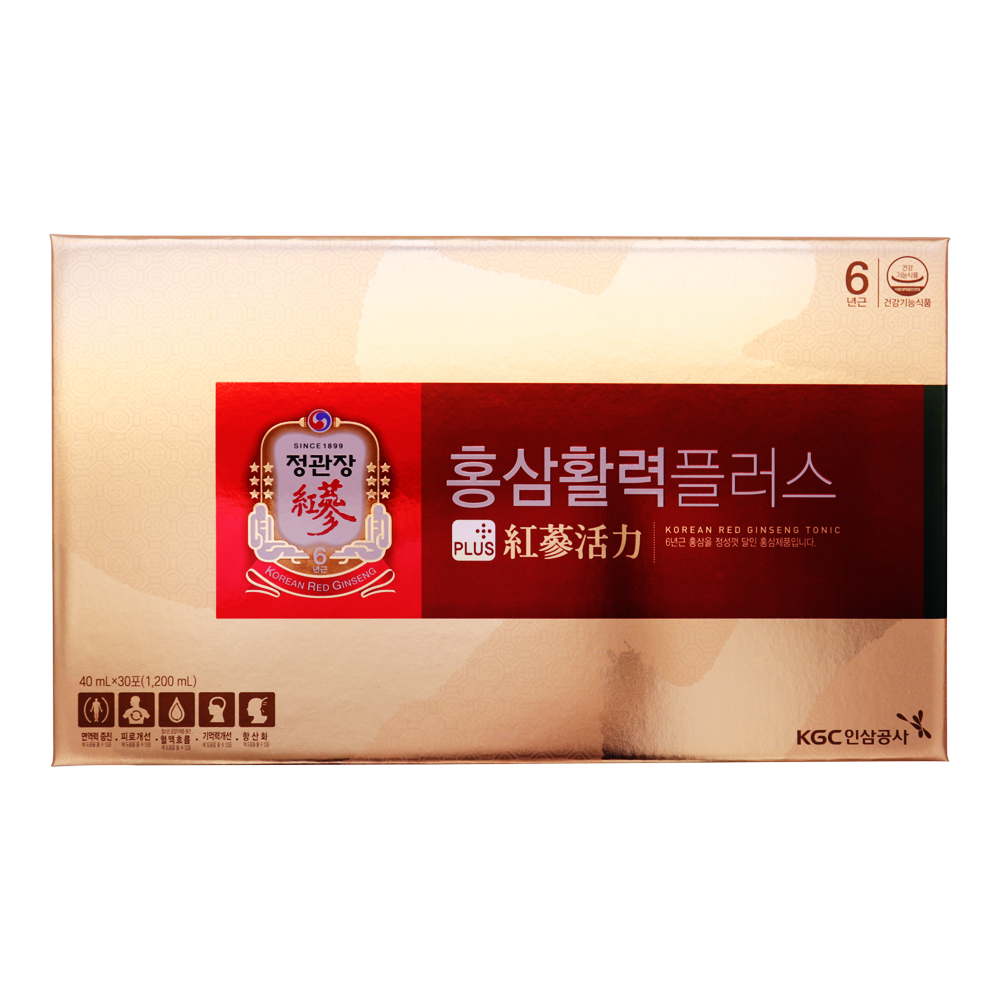 한국인삼공사 <b>정관장</b> 홍삼활력 플러스 40ml x 30개입 1박스