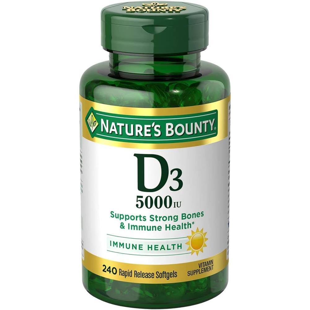<b>네이처스 바운티 비타민 D3</b> 240캡슐 <b>Natures Bounty Vitamin D3</b>