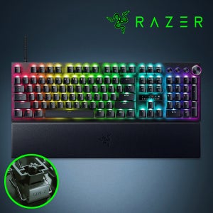 [국내정발] 레이저 헌츠맨V3 PRO 풀배열 래피드트리거 블랙 한글, 자석축